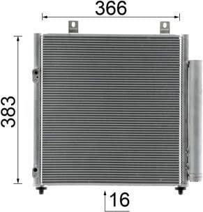 Condenser, air conditioning BEHR AC1049000S - image 9