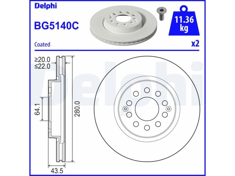 Brake Disc BG5140C