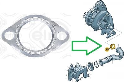 Gasket EGR valve 719.890