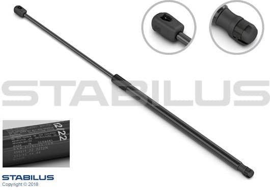 Gas Spring, bonnet //  LIFT-O-MAT® 670187