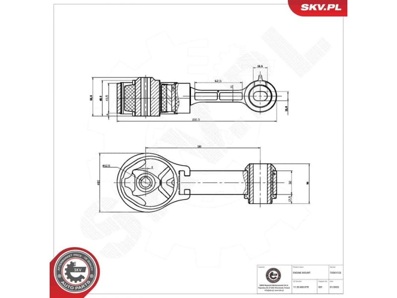 Mounting, engine 75SKV123 - image 6