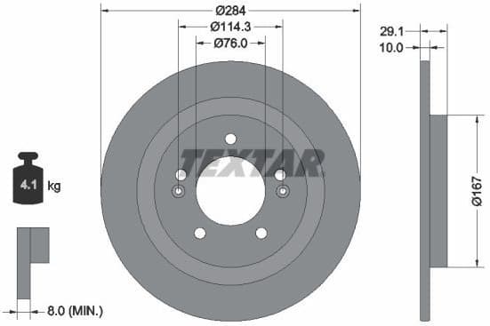 Brake Disc PRO 92352503