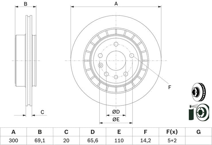 Brake Disc 0986479D49 - image 6