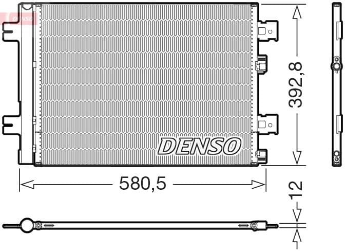 Condenser, air conditioning DCN37005