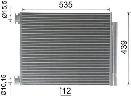 Condenser, air conditioning BEHR *** PREMIUM LINE *** AC1016000P - image 10