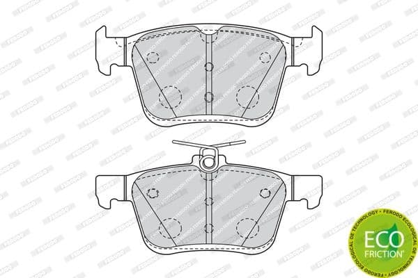 Brake pads rear, Top Quality FDB4434 - image 3