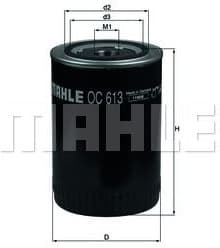 Filter oil OC613 - image 2