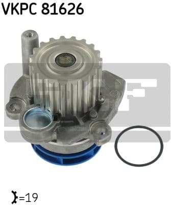 Water pump cooling system SKF VKPC81626 - image 3