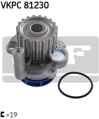 Water pump cooling system VKPC81230