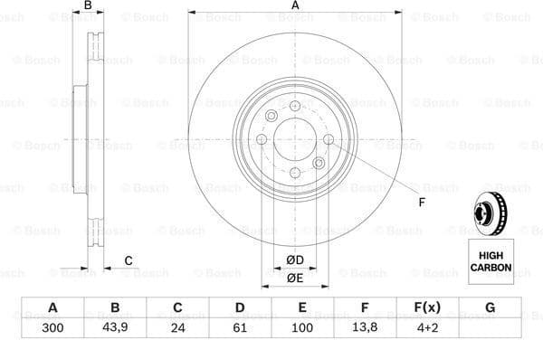Brake Disc 0986479209 - image 5