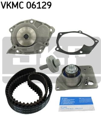 Timing belt kit with water pump SKF VKMC 06129 - image 3