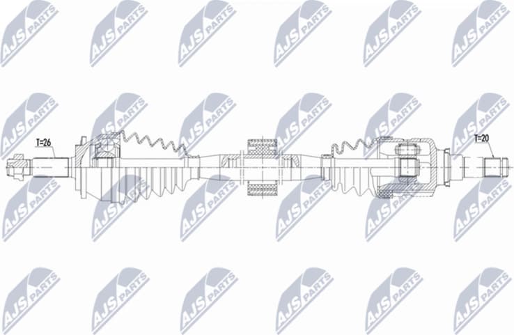 Drive Shaft NPW-TY-201