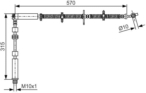 Brake Hose 1987481A63