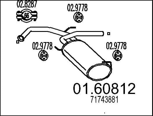 Rear Muffler 01.60812