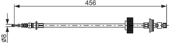 Cable Pull, parking brake 1 987 482 792 - image 2