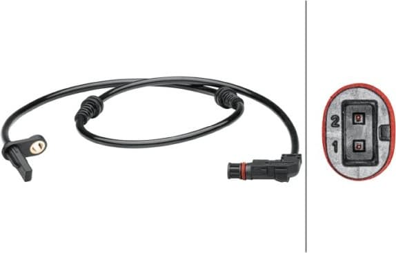 Sensor, wheel speed 6PU 012 679-351