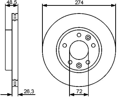 Brake Disc 0986479444 - image 6