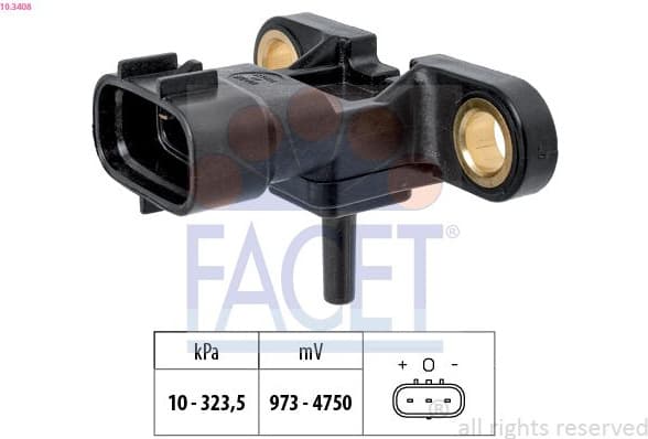 Sensor, boost pressure Made in Italy - OE Equivalent 10.3408