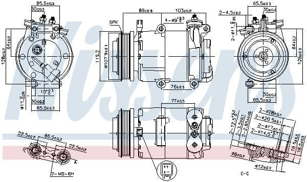 Compressor, air conditioning ** FIRST FIT ** 89383 - image 6