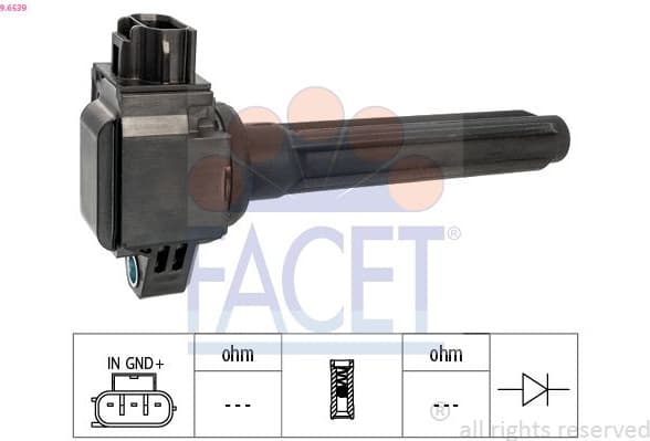 Ignition Coil OE Equivalent 9.6539
