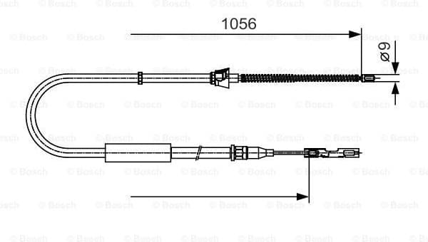 Cable Pull, parking brake 1987482125