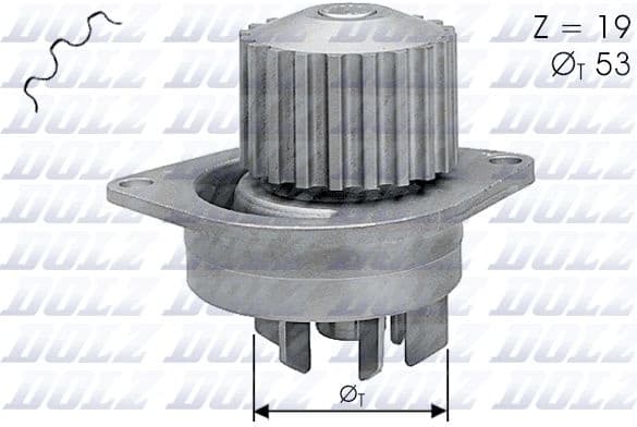 Water Pump, engine cooling C113