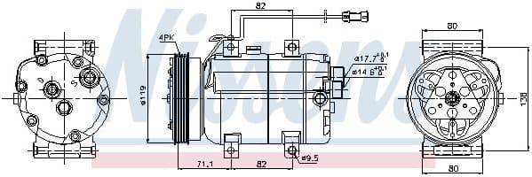 Compressor, air conditioning ** FIRST FIT ** 89029