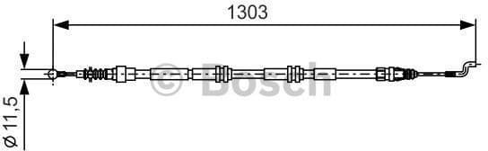Cable Pull, parking brake 1987477260 - image 2