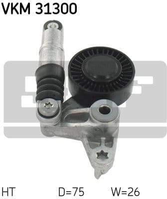 Belt Tensioner, V-ribbed belt VKM 31300