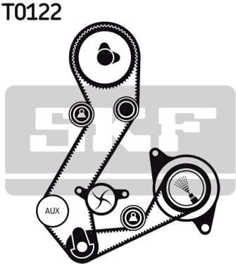 Timing belt kit SKF VKMA04107 - image 4