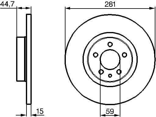 Brake Disc 0986478668 - image 2