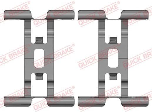 Accessory Kit, disc brake pad 109-0211