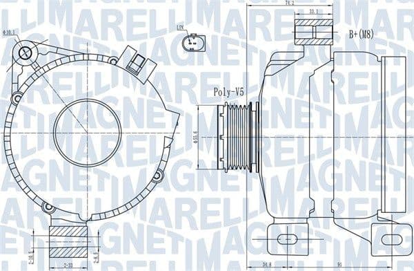 Alternator 063731967010
