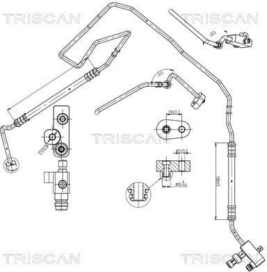 High/Low-pressure Line, air conditioning 9010 28085