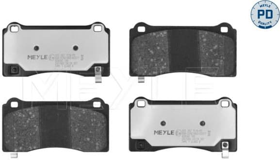 Brake Pad Set, disc brake MEYLE-PD: Advanced performance and design. 025 262 7516/PD