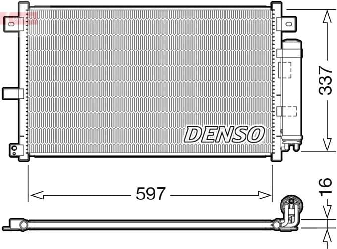 Condenser, air conditioning DCN44001