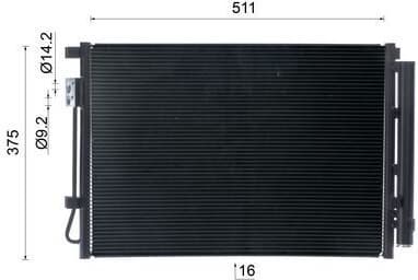 Condenser, air conditioning BEHR AC1045000S - image 10