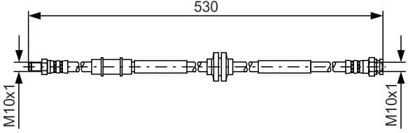 Brake Hose 1 987 481 397 - image 6