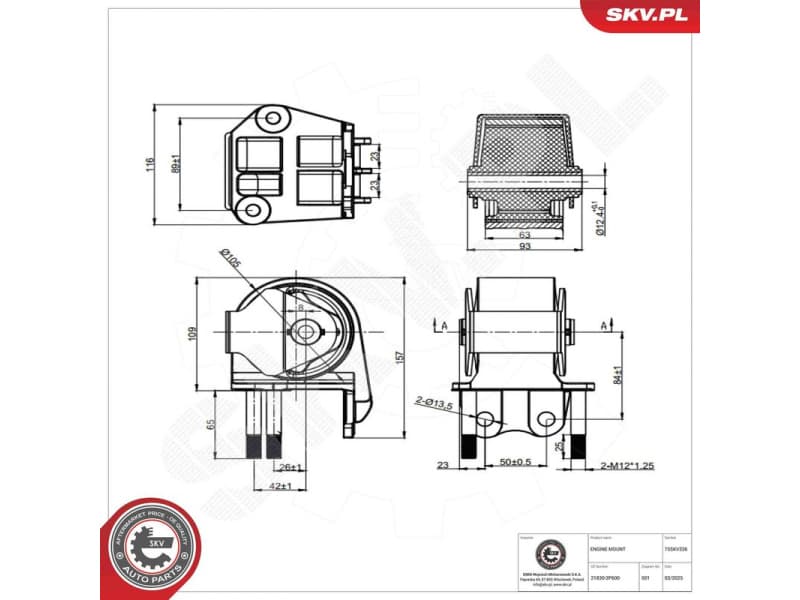 Mounting, engine 75SKV336 - image 5