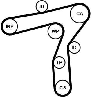 Timing Belt CT1241 - image 2
