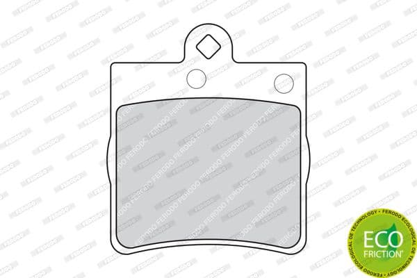 Brake pads rear, Top Quality FDB1311 - image 3