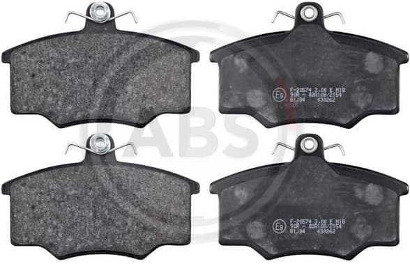 Brake Pad Set, disc brake A.B.S. 36138