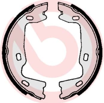 Brake Shoe Set, parking brake ESSENTIAL LINE S59521