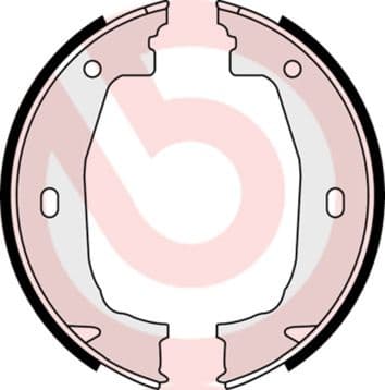 Brake shoes handbrake, Top Quality S06510 - image 2