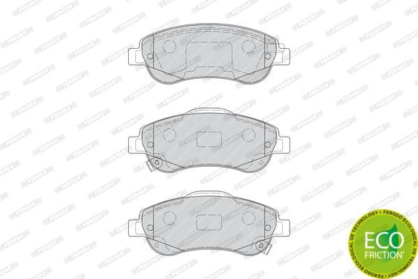 Brake pads front, Top Quality FDB4228 - image 3