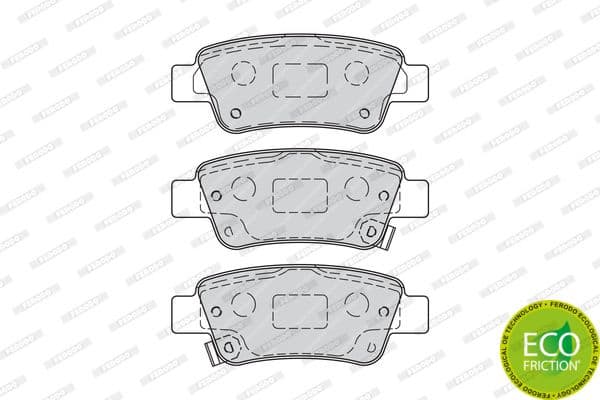 Brake pads rear, Top Quality FDB4233 - image 2