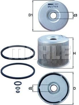 Filter diesel fuel KX23D