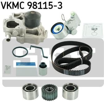 Water Pump & Timing Belt Kit VKMC 98115-3 - image 3