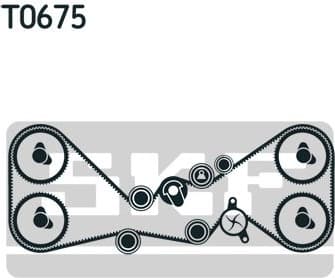 Water Pump & Timing Belt Kit VKMC 98114 - image 4