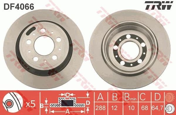 Brake Disc DF4066